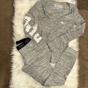 Victoria's Secret PINK Grey Loungewear Set